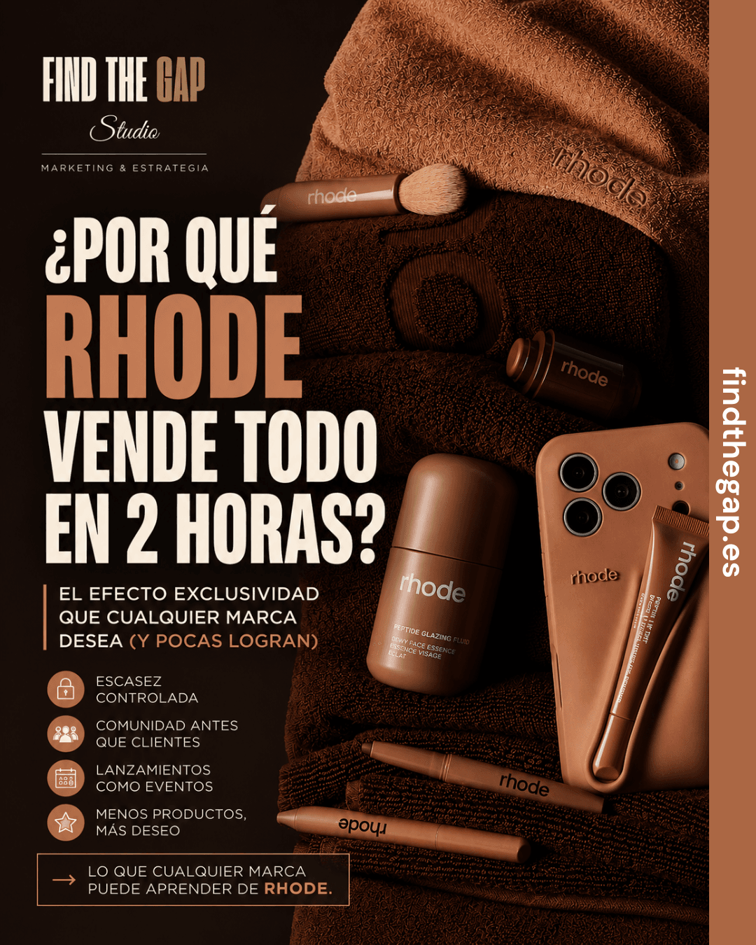 ¿Por qué Rhode vende todo en 2 horas? Claves: escasez controlada, comunidad, lanzamientos como eventos y exclusividad